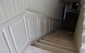 Стеновые панели и колонны. Загородный дом 3 Шлюз